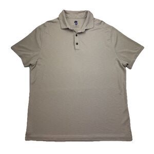 Ocean & Coast Men's XL Tan Polo Shirt Short Sleeved Modal Blend Soft